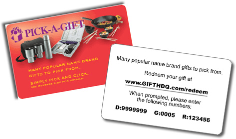 Pick A Gift Card